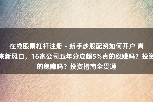 在线股票杠杆注册 - 新手炒股配资如何开户 高股息股票迎来新风口，16家公司五年分成超5%真的稳赚吗？投资指南全贯通